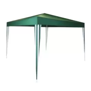 Image of Charles Bentley 3X3M Gazebo Green/Stripe