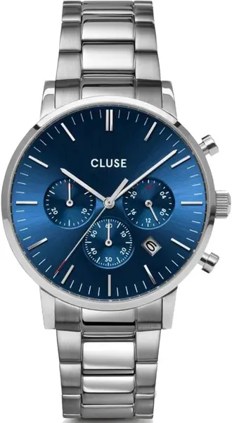 Image of Cluse Watch Aravis Chrono Mens - Blue CLS-130