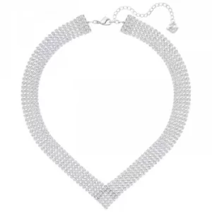 Image of Ladies Swarovski Silver Plated Fit Refresh Necklace
