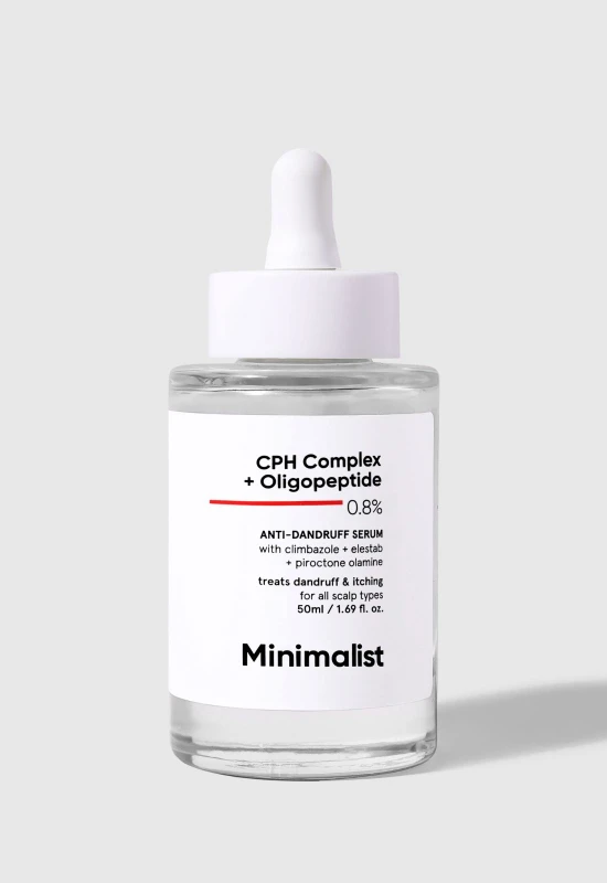 Image of Minimalist CPH Complex + Oligopeptide 0.8% Anti Dandruff Serum Clear unisex