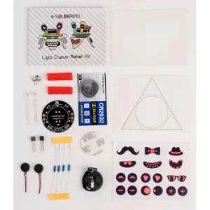 Image of DFRobot TOY0060 4-Soldering Light Chaser Beam Robot Kit