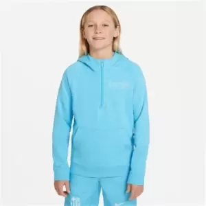 Image of Nike FCB Hoodie Junior - Blue