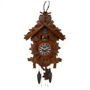 Image of WILLIAM WIDDOP Stag's Head Cuckoo Clock