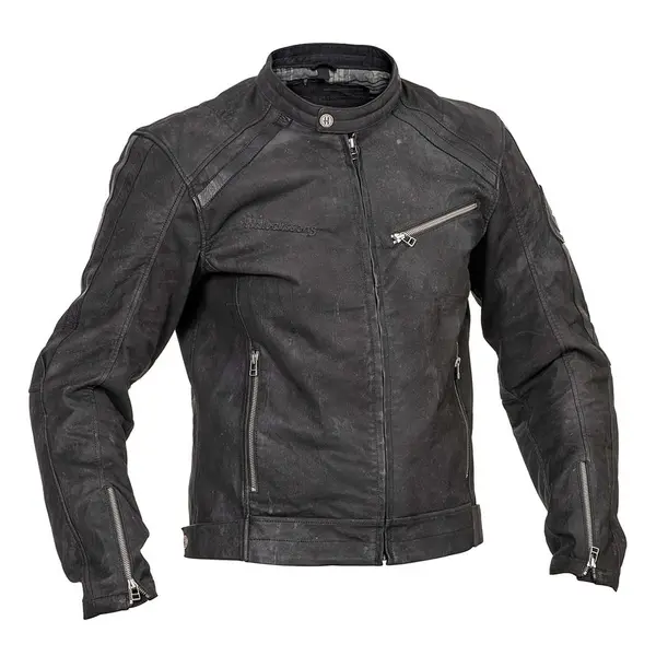 Image of Halvarssons Sandtorp Leather Jacket Black 54