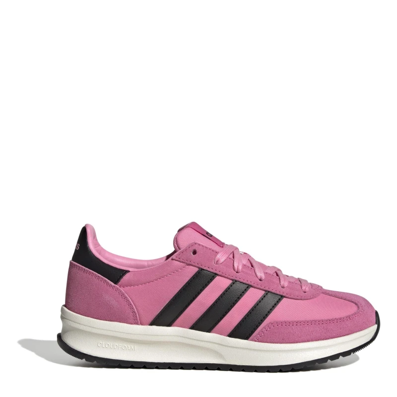 Image of adidas Run 70s 2.0 Low-Top Trainers Womens Pink/Navy/Gum female 4 (36.7)