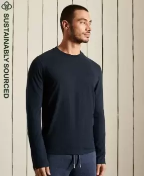 Image of Superdry Organic Cotton Essential Logo Long Sleeved Top