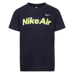 Image of Nike Air Short Sleeve T Shirt Juniors - Black
