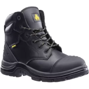 Image of Amblers Unisex Adults Winsford Metal-free Leather Safety Boot (6 UK) (Black) - Black