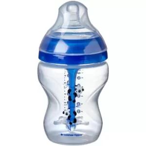Image of Tommee Tippee C2N Closer to Nature Anti-colic Advanced Baby Bottle baby bottle 0m+ Boy 260 ml