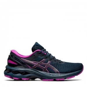 Image of Asics Gel Kayano 27 Lite Show Running Shoes Ladies - Blue/Green