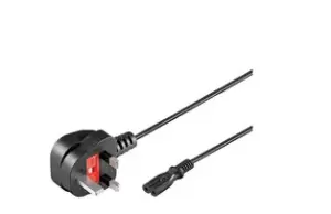 Image of Microconnect PE090718 power cable Black 1.8 m Power plug type G C7...
