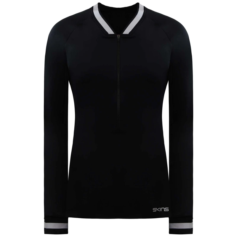 Image of Skins Womens Holm Black Training Top Size: Small Black Female S