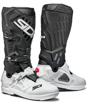 Image of Sidi Atojo SRS Limited Edition Motocross Boots, black-white, Size 47, black-white, Size 47