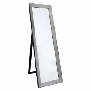 Image of Crossland Grove Bloomsbury Cheval Euro Grey Mirror - 1550 X 480mm