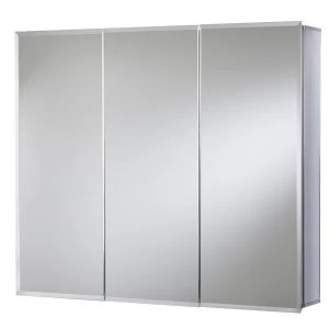 Image of Robert Dyas Croydex Westbourne Triple Door Tri-View Cabinet