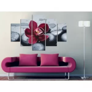 Image of ST031 Multicolor Decorative MDF Painting (5 Pieces)