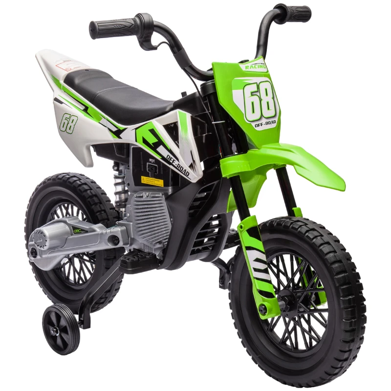 Image of AIYAPLAY Aiyaplay - 12V Kids Electric Motorcycle w/ Twist Grip Throttle, Music, Blue 5061025015450