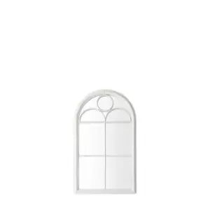 Image of Noxton Indoor Outdoor Mirror, White 60cm x 100cm White