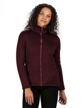 Image of Regatta Razia Full Zip Fleece Jacket - Dark Burgundy
