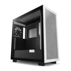 Image of NZXT H7 Flow Black & White Mid Tower Windowed PC Gaming Case - CM-H71FG-01
