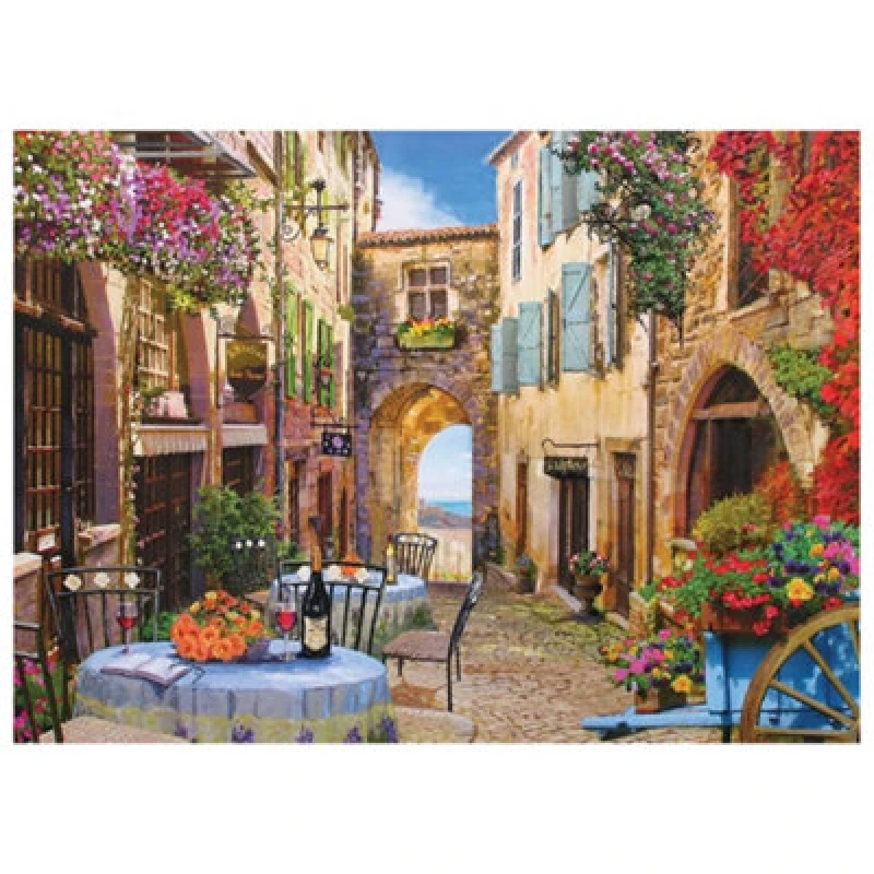 Image of Cheatwell Games French Village Jigsaw Puzzle 1000 Pieces Multi