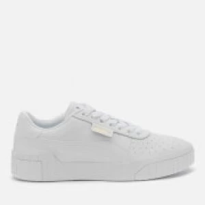 Image of Puma Womens Cali Trainers - Puma White - UK 4 - White