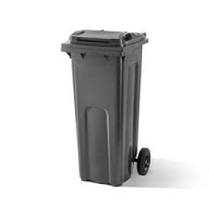Image of Confidential Waste Wheelie Bin 140 Litre Grey 377880