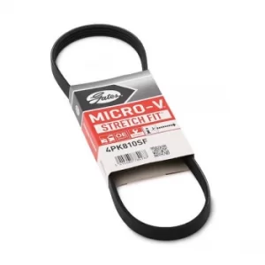 Image of GATES Poly V-Belt BMW 4PK810SF 11287791786,32427791786 Ribbed Belt,V Ribbed Belt,Multi V Belt,Poly Belt,V-Ribbed Belts