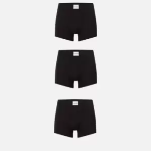 Image of Calvin Klein Three-Pack Cotton-Blend Boxer Briefs - XL