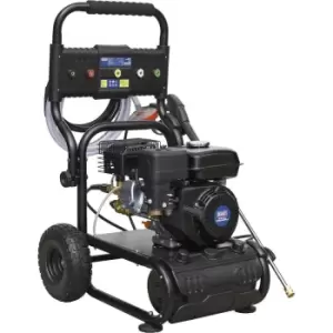 Image of Petrol Powered Pressure Washer - 6.5hp Engine - 220bar - Self Priming Pump