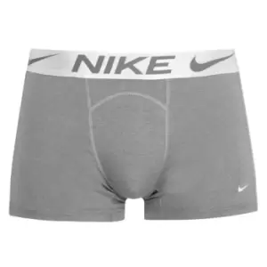 Image of Nike Logo Met Trunks Mens - Grey