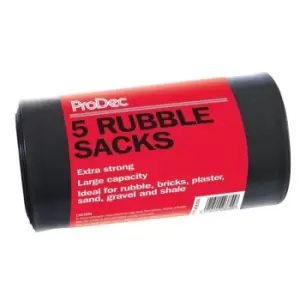 Image of ProDec Roll Of 5 Heavy Duty Rubble Sacks- you get 20