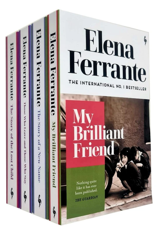 Image of Neapolitan Novels Series Collection Elena Ferrante My Brilliant Friend Elena Ferrante Books