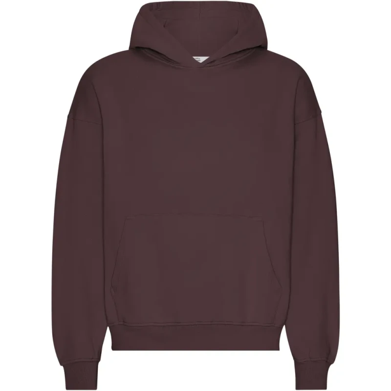 Image of Colorful Standard Oversized hooded sweatshirt Colorful Standard Organic Oxblood Red Marron Unisex L