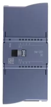 Image of Siemens - PLC I/O Module for use with SIMATIC S7-1200 Series, 100 x 45 x 75 mm, Digital, Digital, M241, 24 V dc, SIMATIC