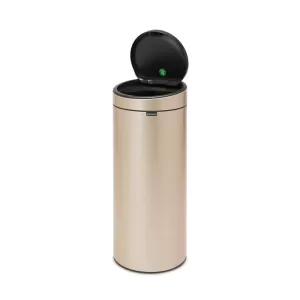 Image of Brabantia 30-Litre Touch Bin ; Champagne