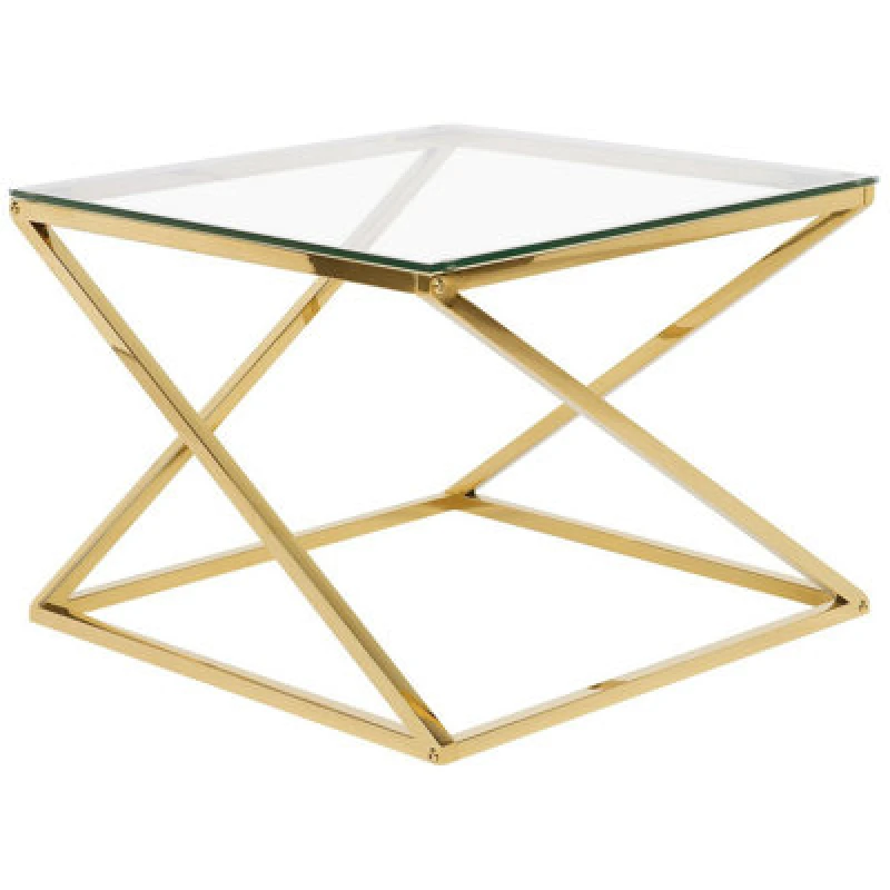Image of Beliani Coffee Table Beverly Glass Gold