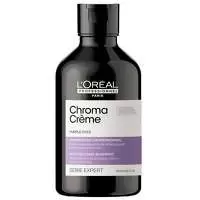 Image of LOreal Professionnel Chroma Creme Yellow-Tones Neutralizing Cream Shampoo for Blondes to Platinum Blondes 300ml