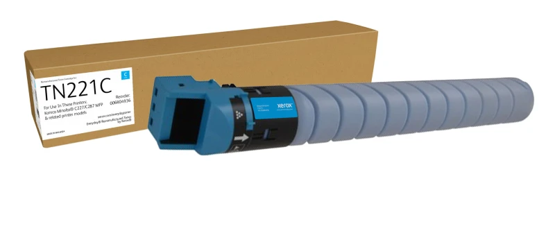 Image of Xerox Everyday Cyan Remanufactured Toner by Xerox compatible with Konica Minolta A8K3430 (A8K3430), Standard capacity 006R04936