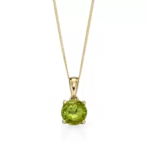 Image of JG Signature 9ct Gold Peridot Necklace
