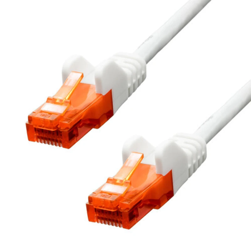 Image of ProXtend CAT6 U/UTP CCA PVC Ethernet Cable White 7M