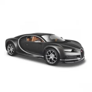 Image of 1:24 Bugatti Chiron Metallic Grey Diecast Model