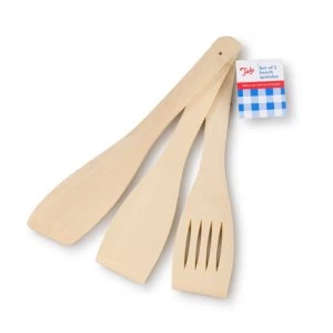 Image of Tala FSC Beech Wood Cooking Spatulas - Set of 3