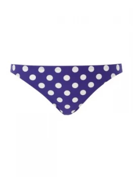 Image of Kate Spade New York Polka dot classic bikini bottom Purple