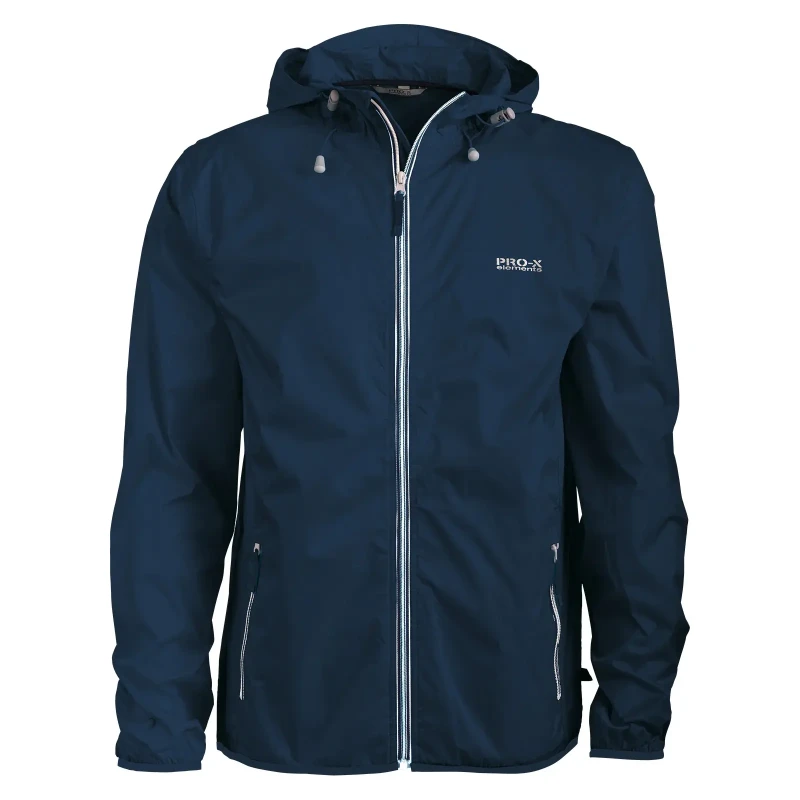 Image of Full zip waterproof jacket Pro-X Elements Star Bleu Male L