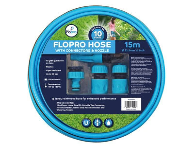 Image of Westland Flopro Everyday Hose 15m Starter Set