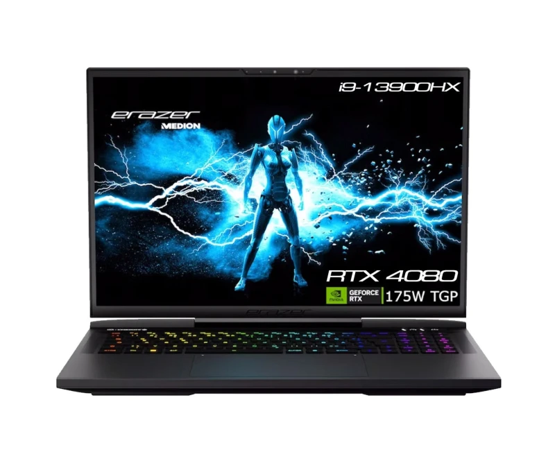 Image of Medion Erazer Beast X40 17.3" 240Hz QHD Intel i9-13900HX RTX 4080 2TB 32GB RAM - Gaming Laptop - 30035528