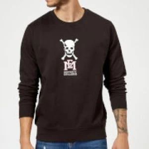 Image of East Mississippi Community College Skull and Logo Sweatshirt - Black - M