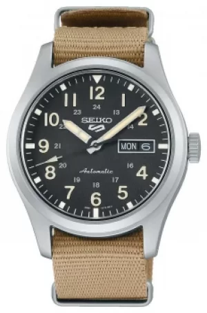Image of Seiko 5 Sports Field Khaki Nylon Strap SRPG35K1 Watch
