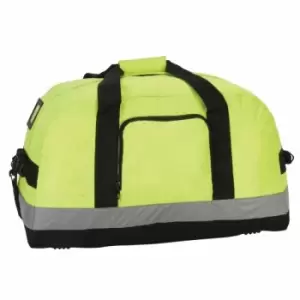Image of Shugon Seattle Workwear Hi-Vis Holdall / Duffle Bag - 50 Litres (One Size) (Hi-Vis Yellow)
